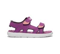 Sandale TIMBERLAND "Perkins Row 2 STRAP SANDAL", Gr. 31, lila (bright purpl), Synthetik, sportlich, Schuhe, mit Klettverschluss (39068043-31) bright purpl