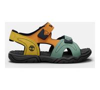 Sandale TIMBERLAND "Adventure Seeker 2 Strap", Mädchen, Gr. 25 (8), bunt (orange multi), Textil, Schuhe Sandale, mit Klettverschluss (30474707-25) orange multi