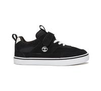 Timberland Kids Low Hook & Loop Sneaker black suede 11.5