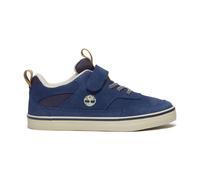 Timberland Kids Low Hook & Loop Sneaker dark blue suede 10