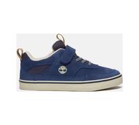 Timberland Kids Low Hook & Loop Sneaker dark blue suede 5