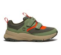 Timberland Kids Low Hook & Loop Sneaker dkgrnmeshwltgrn 3