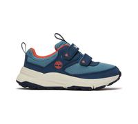 Timberland Kids Low Hook & Loop Sneaker medium blue mesh 13