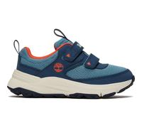 Timberland Kids Low Hook & Loop Sneaker medium blue mesh 6.5