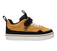 Timberland Kids Low Hook & Loop Sneaker wht suede 10.5