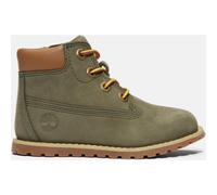 Schnürboots TIMBERLAND "POKEY PINE MID LACE UP WITH ZIP BOOT" Gr. 23, grün (leaf green) Damen Schuhe (43537438-23) leaf green