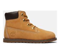 Schnürboots TIMBERLAND "POKEY PINE MID LACE UP WITH ZIP BOOT", Damen, Gr. 29, gelb (wheat), Leder, Synthetik, Schuhe, Winterstiefel, Schnürstiefel, Winterschuhe (44023153-29) wheat