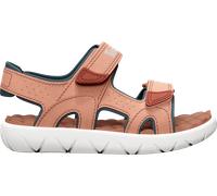 Timberland Kids' Perkins Row 2-Strap Sandal Light Orange 23
