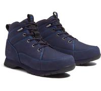 Timberland Kinder Stiefel Euro Rock Mid Lace Up Boot 0A6D86 Dk Blu Nubuck-36