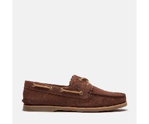 Timberland - Klassischer Lake House 2-Ösen-Bootsschuh für Herren in Dunkelbraun, Herren, Braun, Größe: 43.5