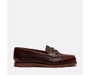 Timberland - Klassischer Slip-on-Bootsschuh für Damen in Burgunderrot, Damen, Burgunderrot, Größe: 38