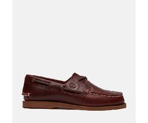 Timberland - Klassischer Timberland Bootsschuh für Damen in Burgunderrot, Damen, Burgunderrot, Größe: 39