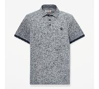 Timberland - Kurzärmeliges Baboosic Brook Oxford-Polohemd für Herren in Dunkelblau, Herren, Blau, Größe: L