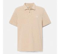 Timberland - Kurzärmeliges Millers River Piqué-Polohemd für Herren in Beige, Herren, Beige, Größe: S