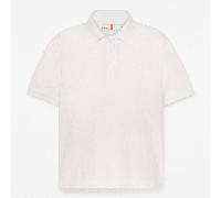 Timberland - Kurzärmeliges Piqué-Polohemd für Damen in Weiß, Damen, Weiß, Größe: XS