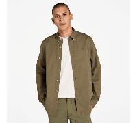 Timberland - Langärmeliges Hemd aus Stretch-Popeline für Herren in Braun, Herren, Braun, Größe: M