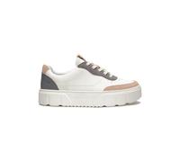 Timberland Laurel Court Low Lace Up Sneaker Natural Leather Grey Größe: 39.5 | Trainers Outlet | Damen | Grau
