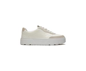 Timberland Laurel Court Low Lace Up Sneaker Natural Leather Größe: 41.5 | Trainers Outlet | Damen