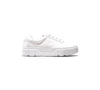 Timberland Damen Laurel Court Sneaker, White Canvas, 41 EU Weit