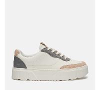 Timberland - Laurel Court Low-Top-Sneaker zum Schnüren für Damen in Weiß und Grau, Damen, Weiß, Größe: 38