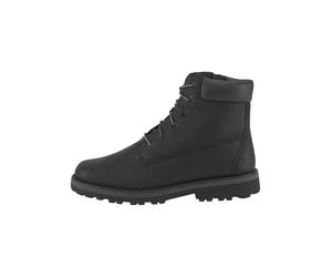 Timberland Leder-Boots "Courma Kid Traditional" in Schwarz - Größe 39 | Kinderstiefel