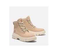 Timberland Leder-Boots "Greyfield Mid" in Beige - Größe 39 | Damen Stiefel