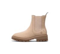 Timberland Leder-Chelsea-Boots "Cortina Valley" in Beige - Größe 41 | Stiefeletten