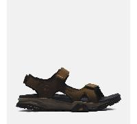 Outdoorsandale TIMBERLAND "Lincoln Peak Strap Sandal" Gr. 40, braun Schuhe Outdoorsandale Herren mit Klettverschluss (22219910-40)