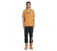 Timberland Linear Logo Short Sleeve Tee Medium Brown Größe: S | Bedruckte T-Shirts Outlet | Herren | Braun