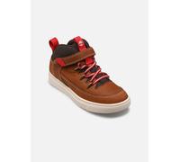 Timberland Kids Mid Hook & Loop Sneaker rust nb w dkbrn 2