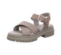 Timberland Womens London Vibe Cross Strap Sandal lt tpe f grain 9 Wide Fit