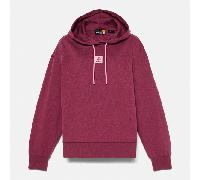 Timberland - Loopback-Hoodie mit Stack-Logo für Damen in Burgunderrot, Damen, Burgunderrot, Größe: S