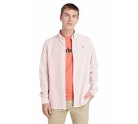 Timberland Ls Striped Seersucker Shirt Burnt Sienna Größe: XL | Casual hemden Outlet | Herren | Braun