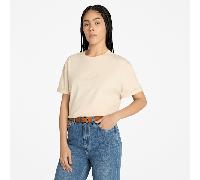 Timberland - Lush Comfort Kurzarm-T-Shirt für Damen in Beige, Damen, Beige, Größe: XS