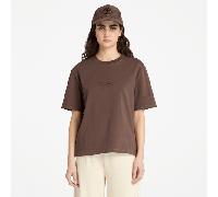 Timberland - Lush Comfort Kurzarm-T-Shirt für Damen in Braun, Damen, Braun, Größe: XS