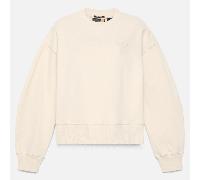 Timberland - Lush Comfort Sweatshirt mit Rundhalsausschnitt für Damen in Beige, Damen, Beige, Größe: XS