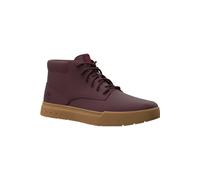 Timberland Mens Mid Lace UP Sneaker burgundy nubuck 10