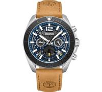 Timberland Marshfield Uhr für Herren in der Farbe Beige mit Armband aus Leder Wasserdichtigkeit: 5 bar, Gehäusedurchmesser: 44 mm, TDWGF0041701
