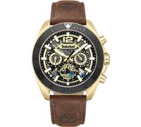 Timberland Marshfield Uhr für Herren in der Farbe Braun mit Armband aus Leder Wasserdichtigkeit: 5 bar, Gehäusedurchmesser: 44 mm, TDWGF0041702