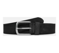 Timberland Mens 35mm Soft Suede Belt jet black L