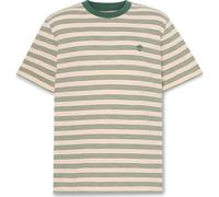 Timberland - 4 Rows Striped S/S Tee - T-Shirt, Gr. L, beige (Putty/PineneedleYd)