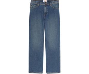 Timberland Mens Back Embroidered Tree Logo Denim Pant mid indigo 35W 32L