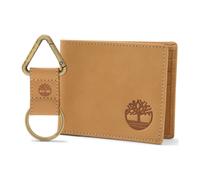 Timberland Mens Billfold Wallet & Key Fob Gift Set wheat OS