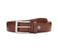 Timberland Mens Birch Point Adjustable Leather Belt cognac S