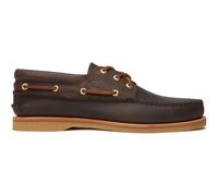 Timberland Mens Boat Shoe dk brn f grain 10 Wide Fit