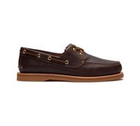 Timberland Mens Boat Shoe dk brn f grain 9 Wide Fit