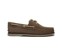 Timberland Mens Boat Shoe olv nubuck 8 Wide Fit