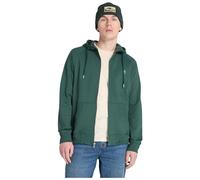 Timberland Mens Brushed Back Full Zip Hoodie green gables S