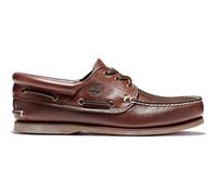 Timberland Mens Classic Boat 3 Eye Padded Collar brown 10 Wide Fit