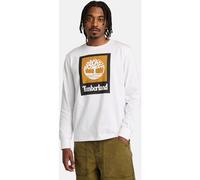 Timberland Mens Colored Long Sleeve Tee white M